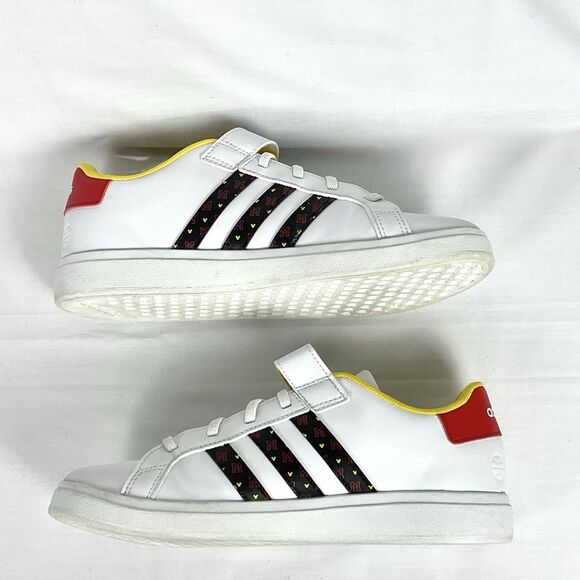 Adidas x Disney Grand Court J Mickey Mouse Sneakers Authentic Sz US Men’s 7 - Picture 11 of 12